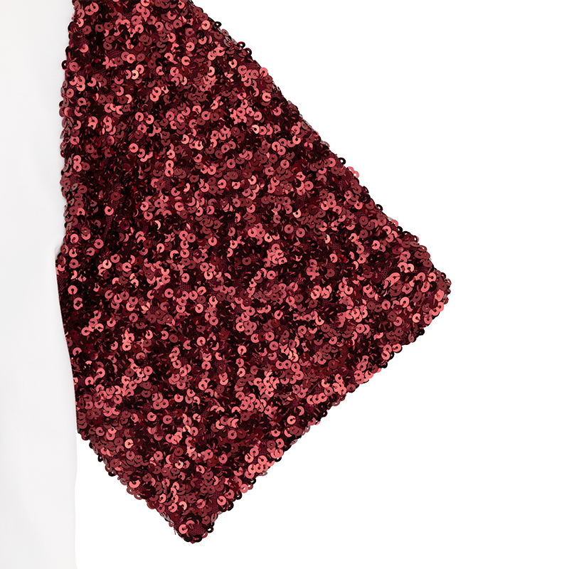 Layerz Classy Until Kickoff Sequined Top