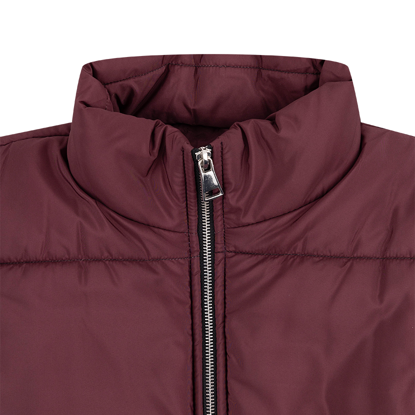 Collegiate Outfitters Maroon Winter Puffer Long Vest