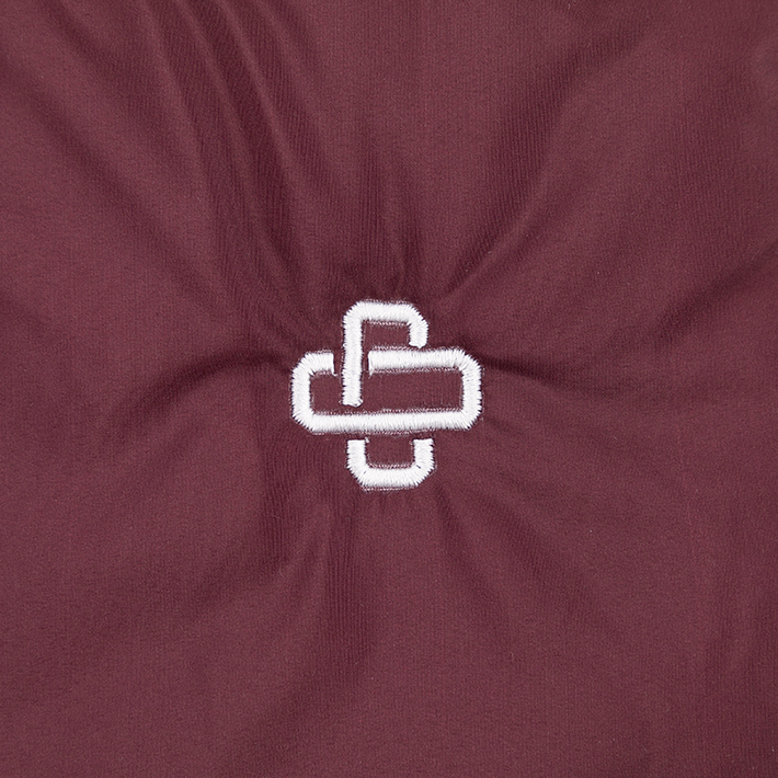 Collegiate Outfitters Maroon Winter Puffer Long Vest