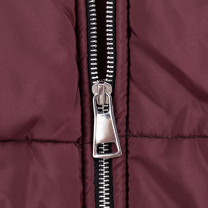 Collegiate Outfitters Maroon Winter Puffer Long Vest