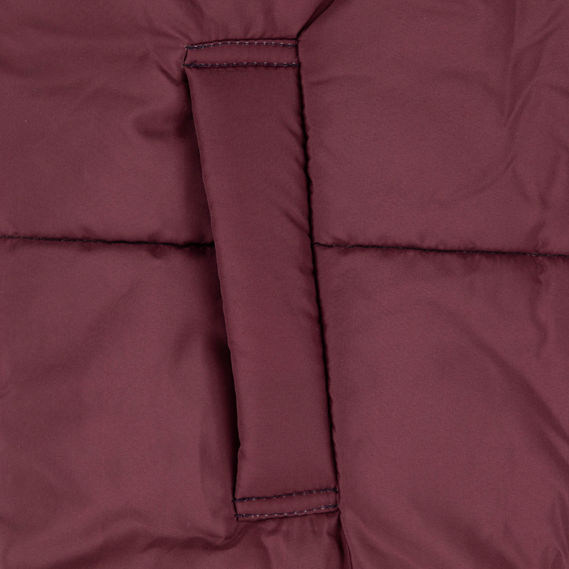 Collegiate Outfitters Maroon Winter Puffer Long Vest