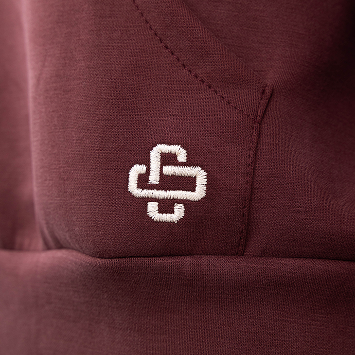 Collegiate Outfitters Maroon Butter Soft Pocket Quarter Zip