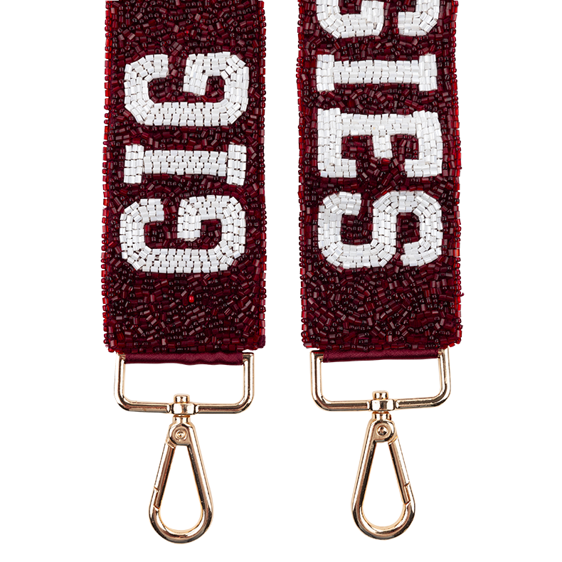 Gig 'Em Aggies Beaded Purse Strap