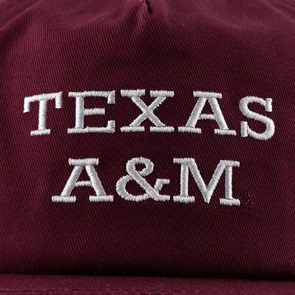 Maroon Texas A&M Embroidered Hat
