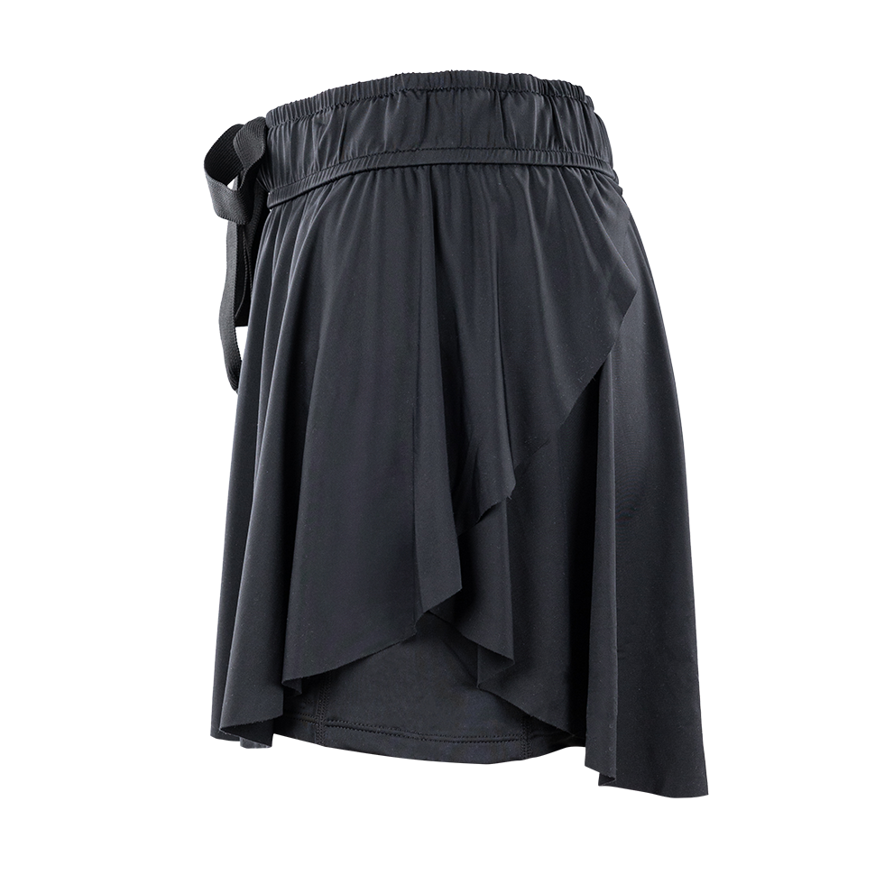 Athletic Black Tie Skort