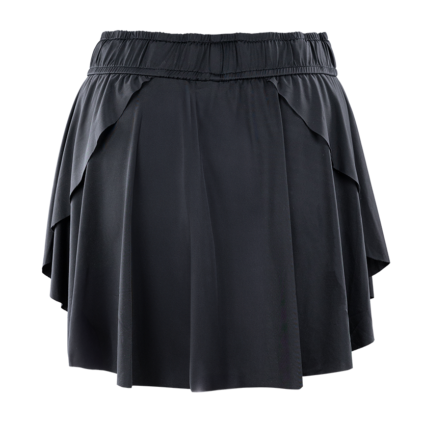 Athletic Black Tie Skort
