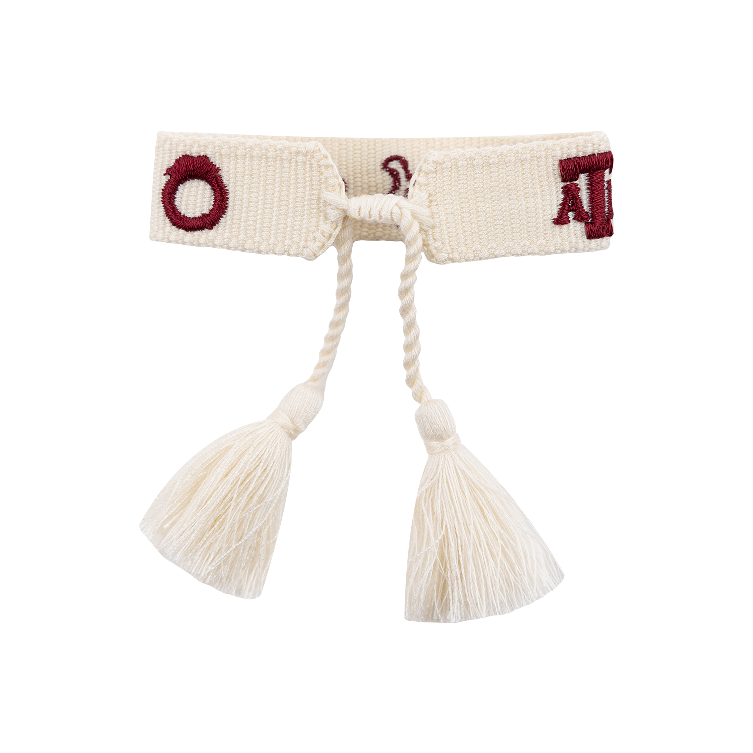 Embroidered Aggie Charm Bracelet