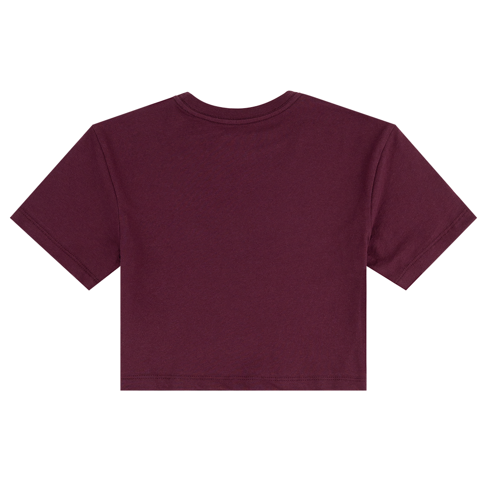Texas A&M Youth Love Stars Cropped Tee