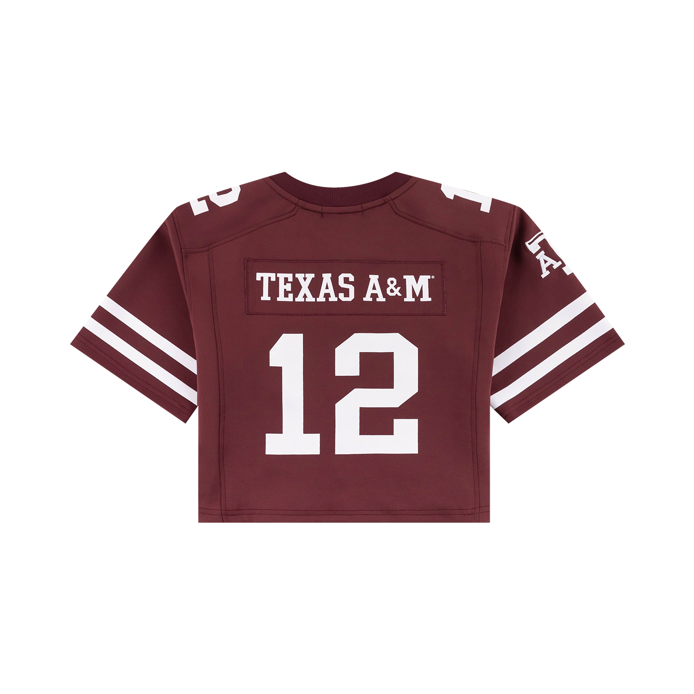 Texas A&M Zip Up Cropped Jersey