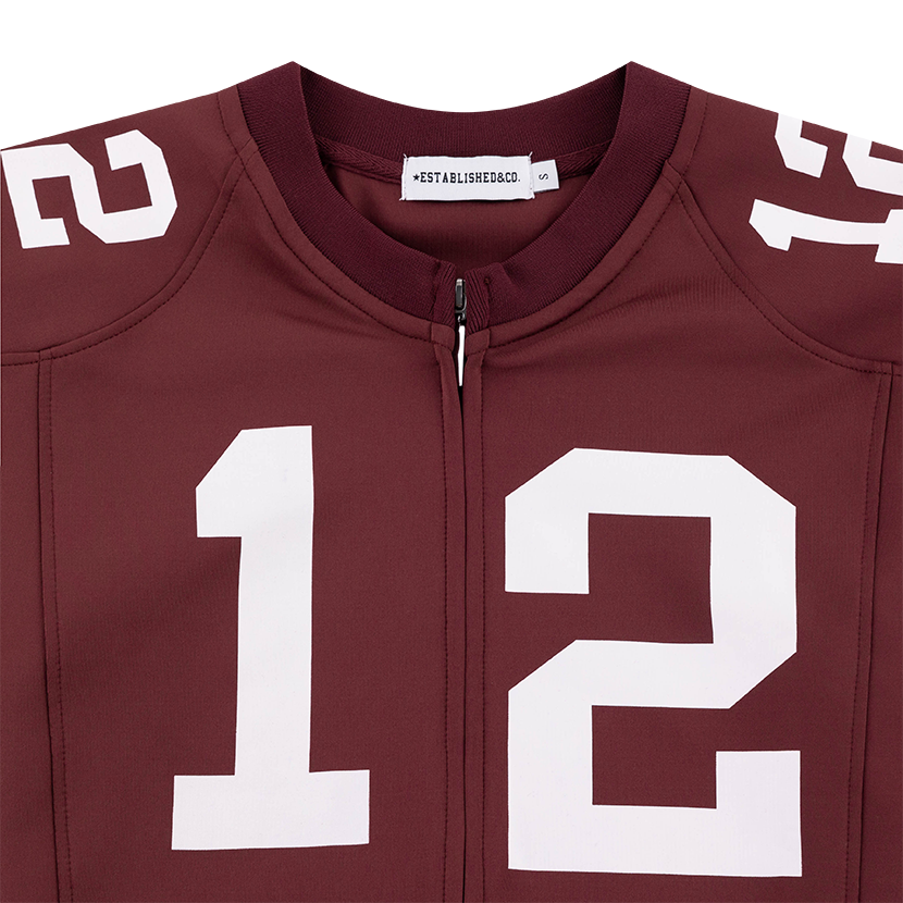 Texas A&M Zip Up Cropped Jersey
