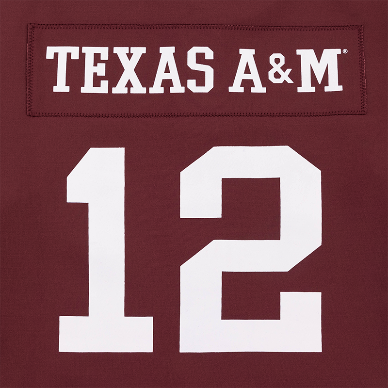 Texas A&M Zip Up Cropped Jersey