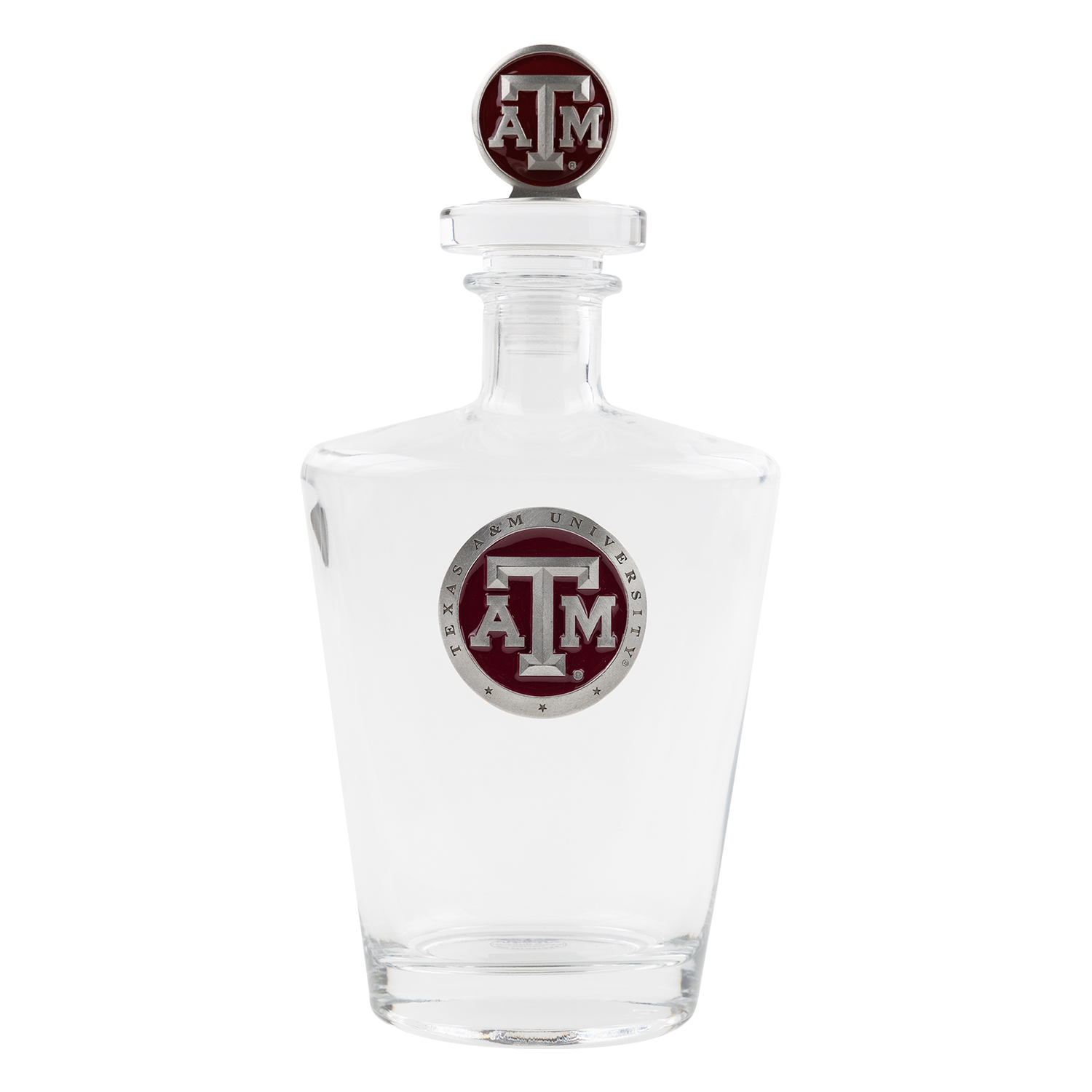 Texas A&M Decanter Glasses Chest Set