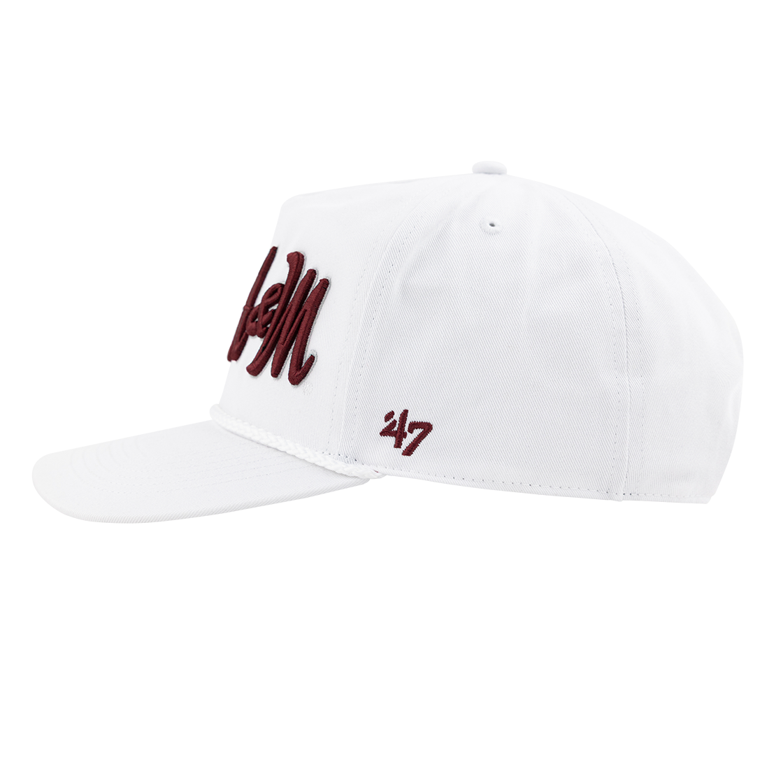 Texas A&M Aggies Block T White Overhand Hitch Hat