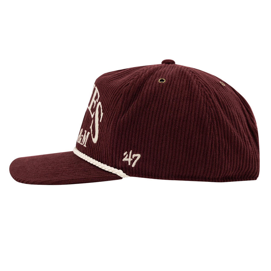 Texas A&M Aggies Corduroy Pitchout Rope Hitch Hat