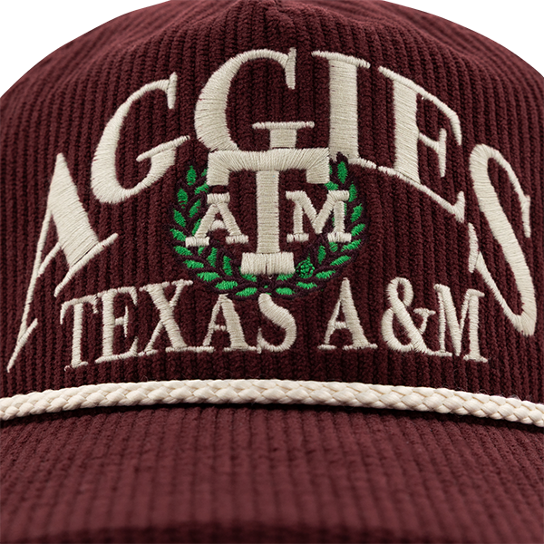 Texas A&M Aggies Corduroy Pitchout Rope Hitch Hat