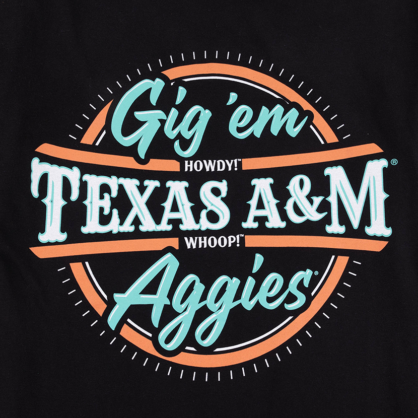 Texas A&M Cursive Gig 'Em Aggies T-Shirt - Main Image