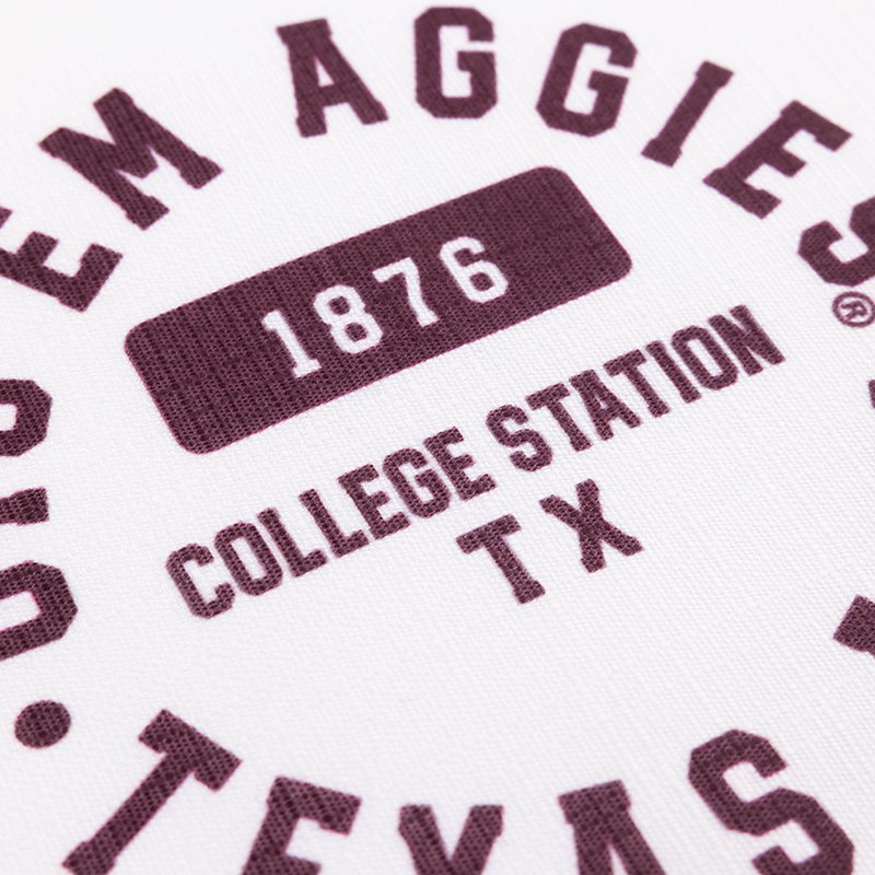 Gig 'Em Aggies Circle Tea Towel