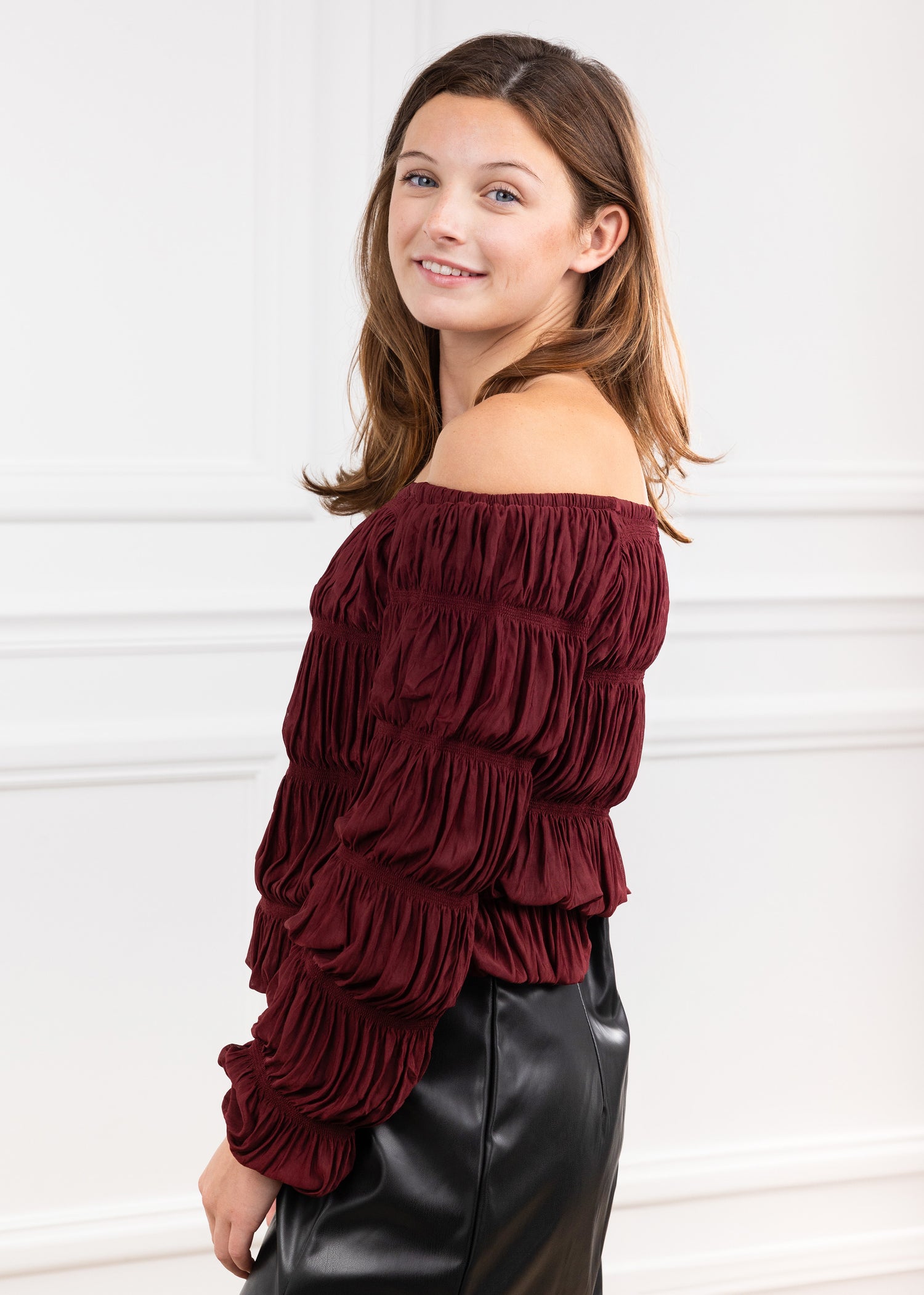 Off The Shoulder Ruffle Top