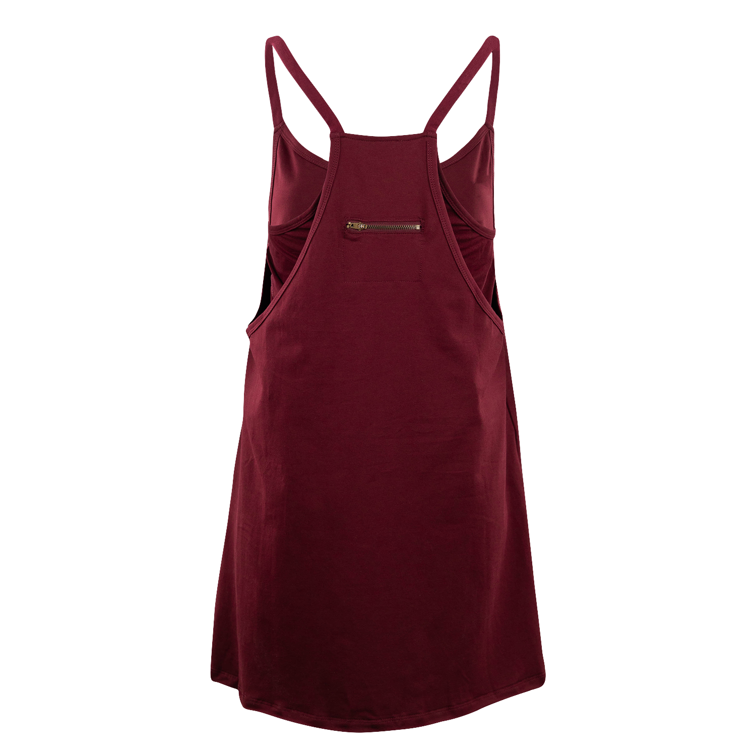 Maroon Collegiate Outfitters Front Pocket Tank Dress