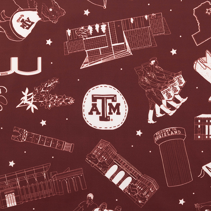 Texas A&M Collage Scarf
