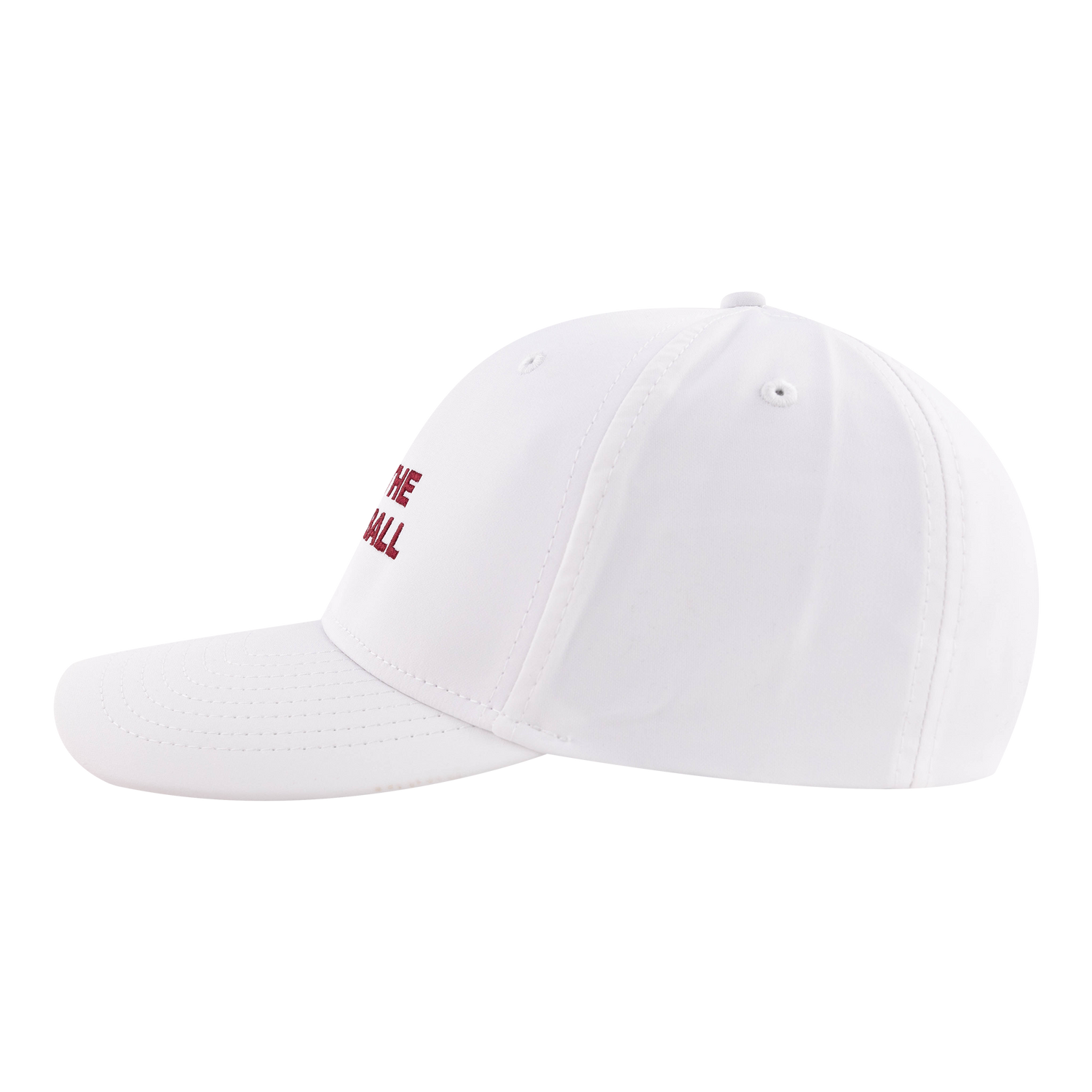 White Run the Damn Ball Hat