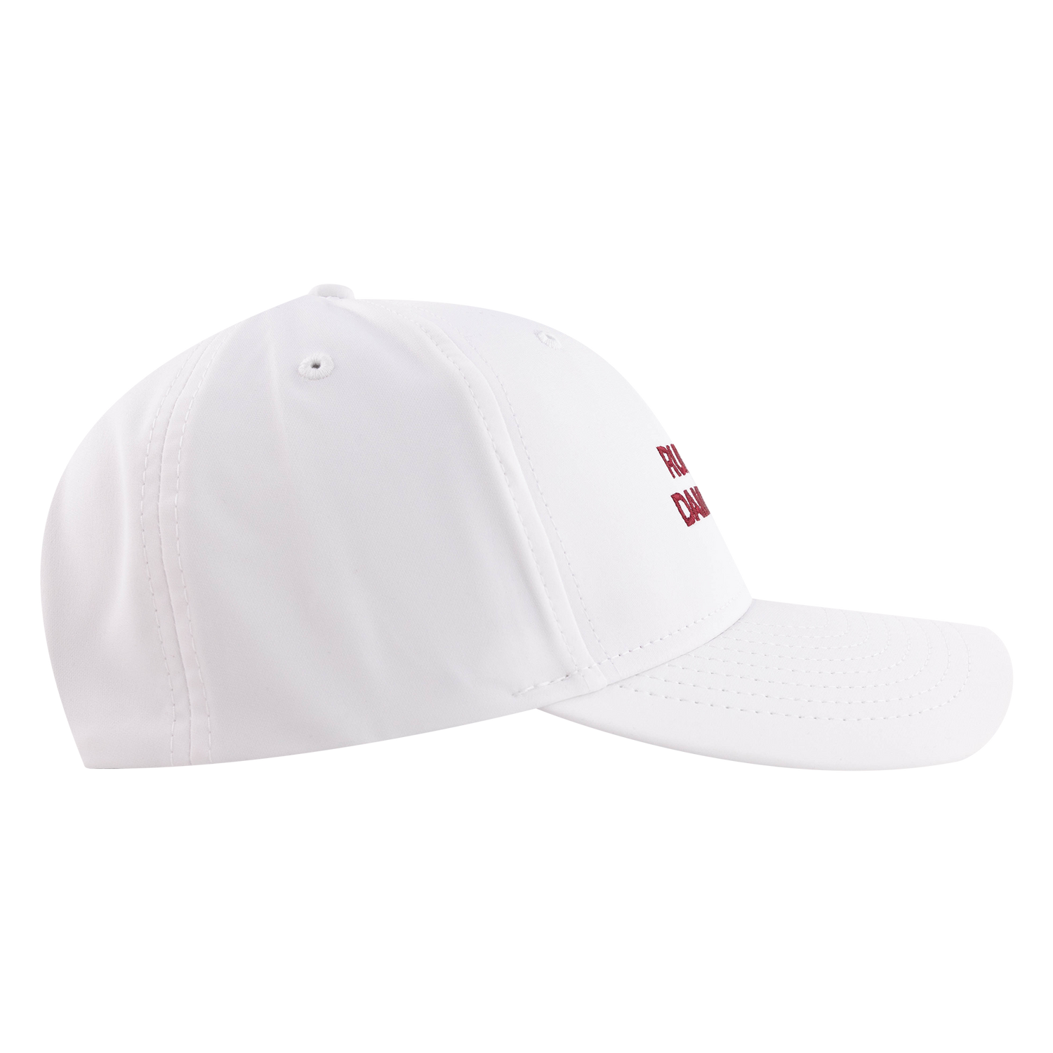 White Run the Damn Ball Hat