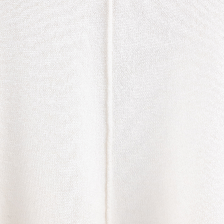White V-Neck Thin Sweater