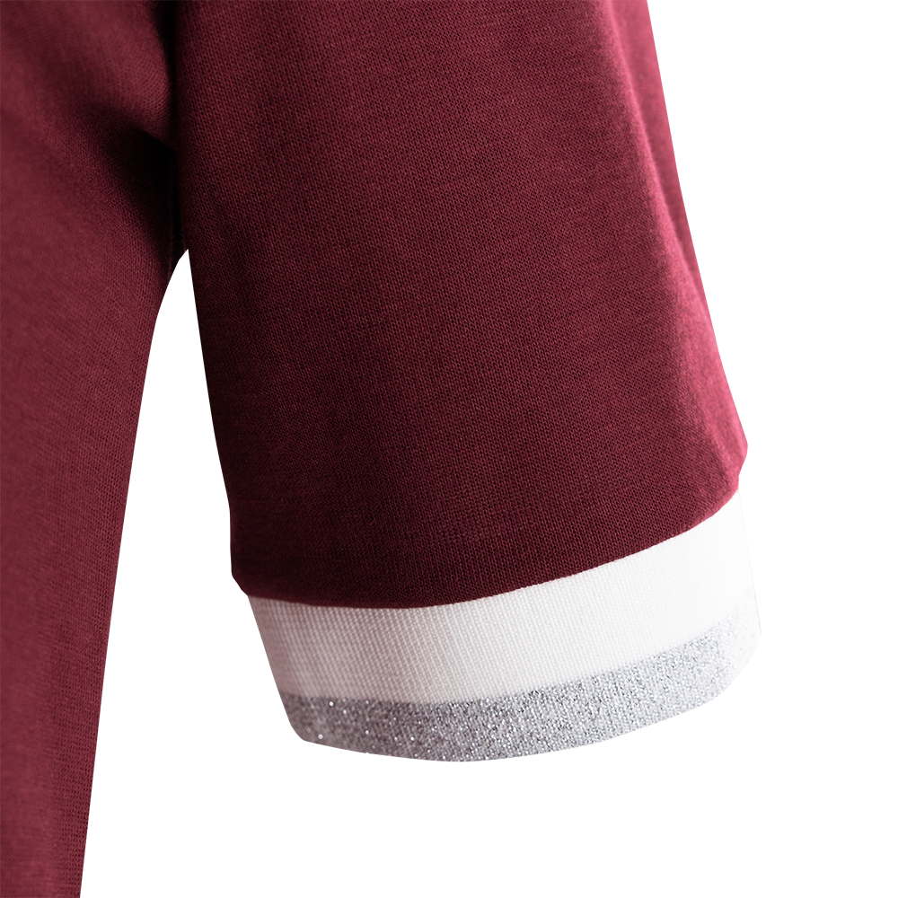 Sequined Gig 'Em Aggies Reveille Collared Dress