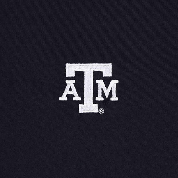 Texas A&M Johnnie-O Black Birdie Performance Polo
