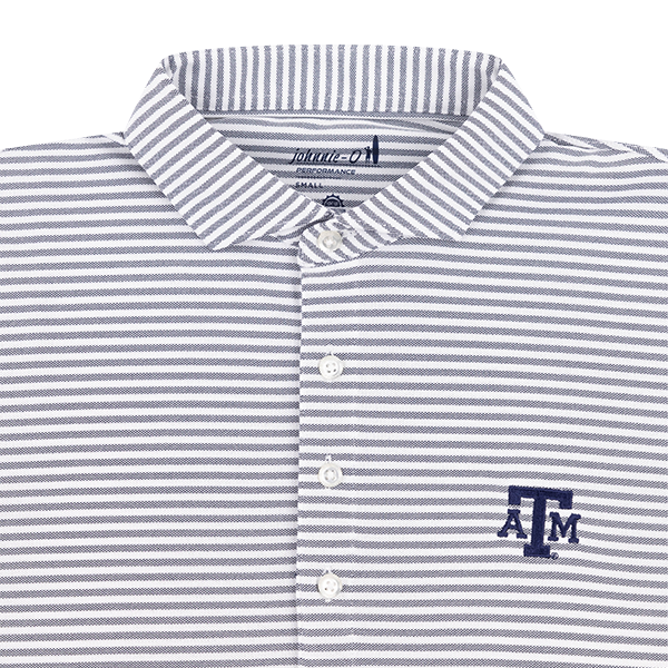 Texas A&M Johnnie-O Stetsons Buttoned Polo