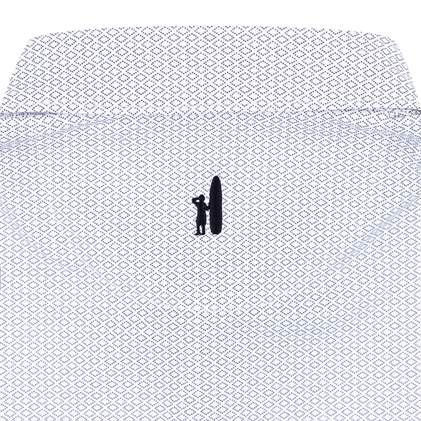Texas A&M Johnnie-O Black Slade Pattern Polo