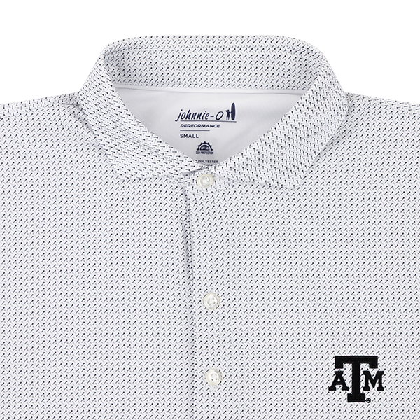 Texas A&M Johnnie-O Tee Time Performance Jersey Polo