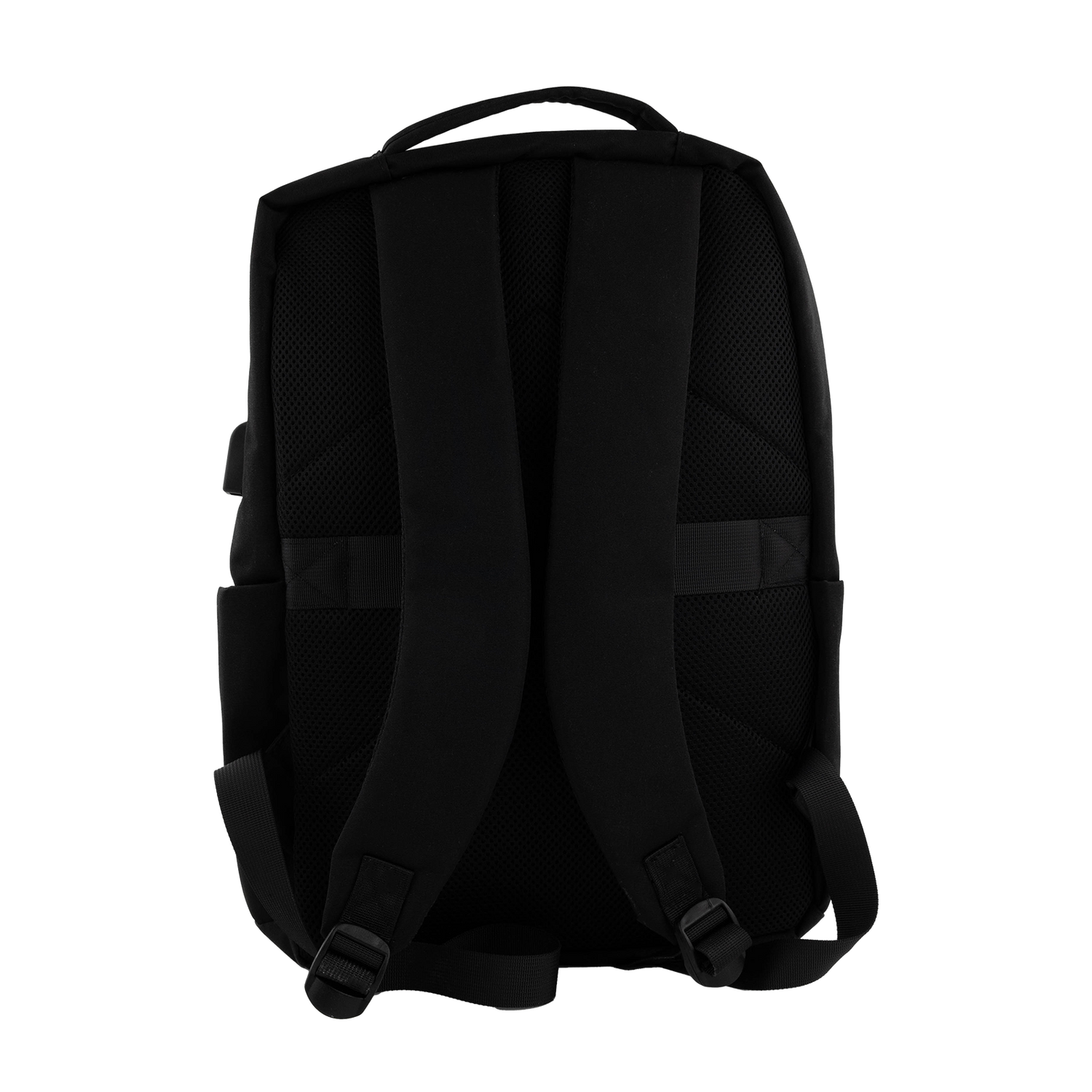 Black Backpack with Charging Ports