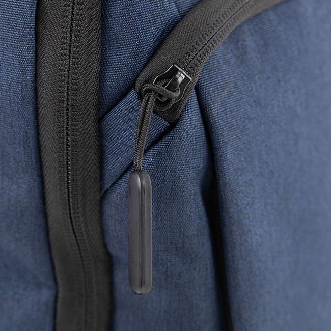 Blue Backpack with Charging Ports