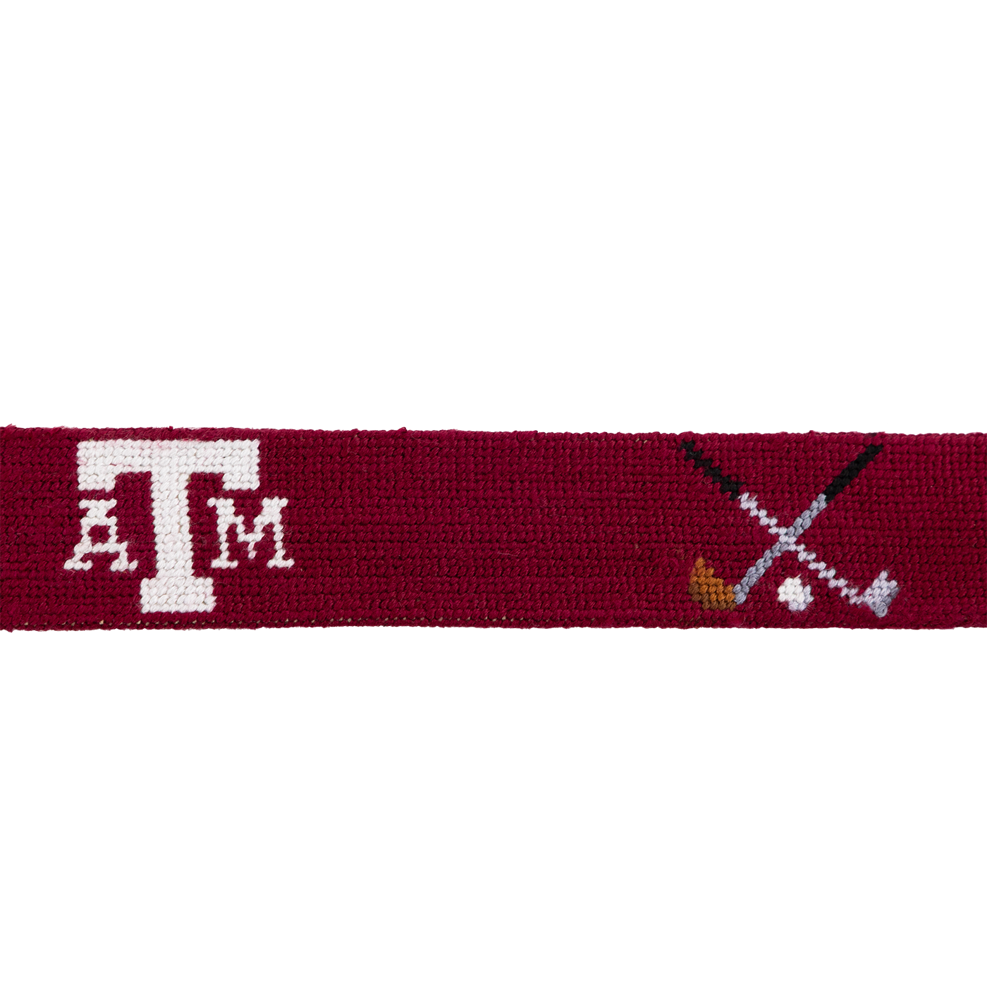 Texas A&M Smathers & Branson Logo-Crossed Clubs Belt