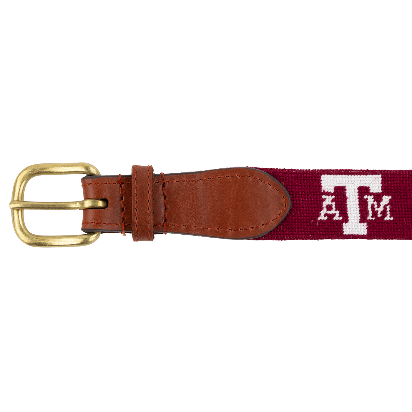 Texas A&M Smathers & Branson Logo-Crossed Clubs Belt