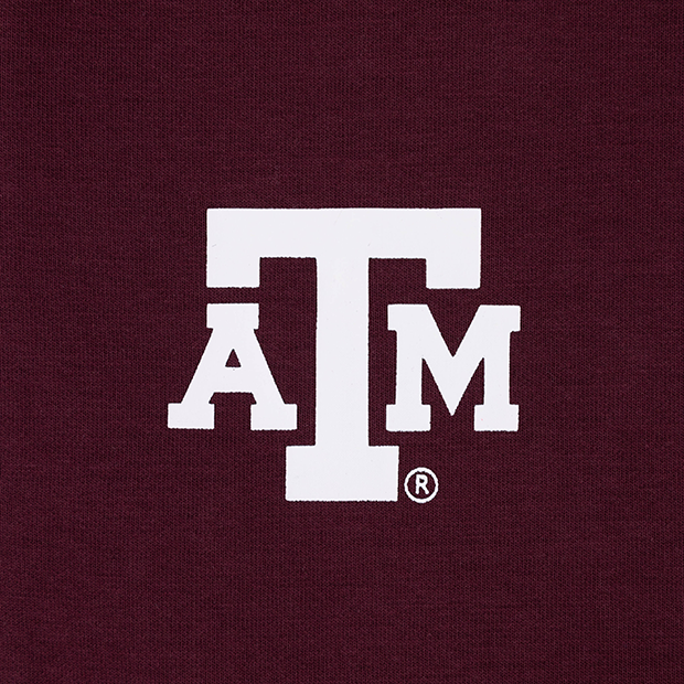 Texas A&M Hype & Vice Butter Sport Half-Zip Crop Hoodie