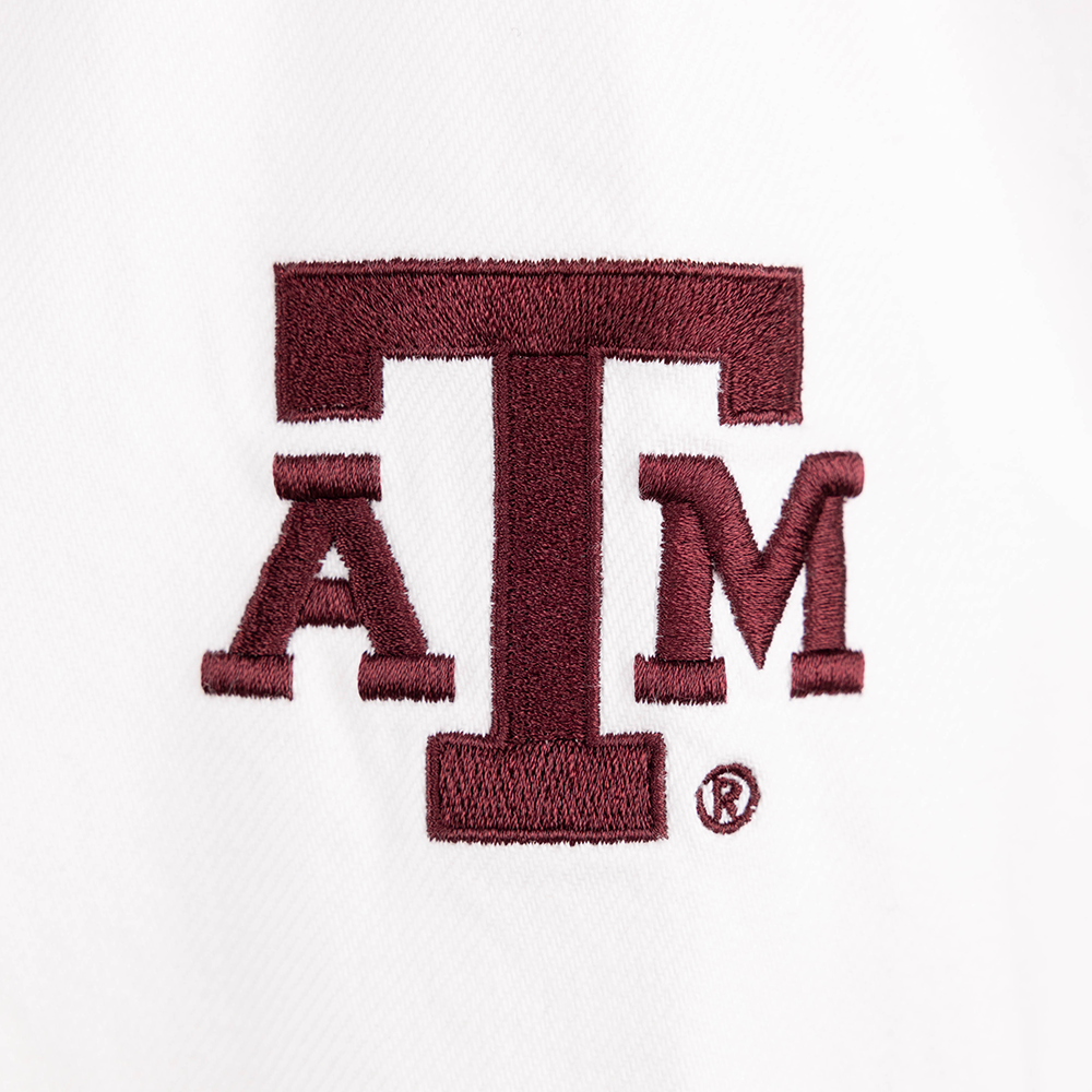 Texas A&M White Hype & Vice Chenille Jean Jacket