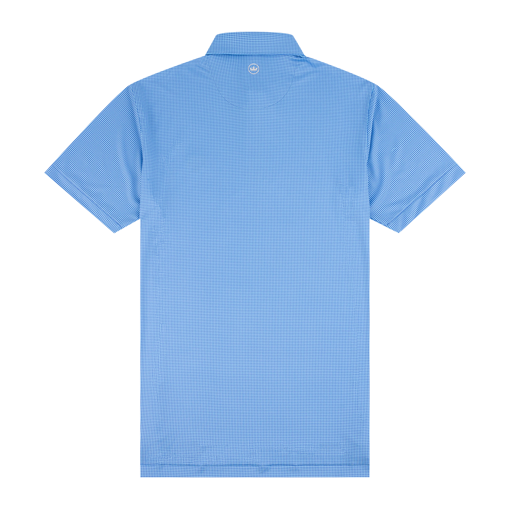 Texas A&M Peter Millar Gingham Performance Jersey Polo