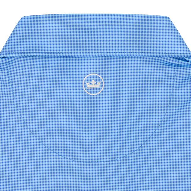 Texas A&M Peter Millar Gingham Performance Jersey Polo