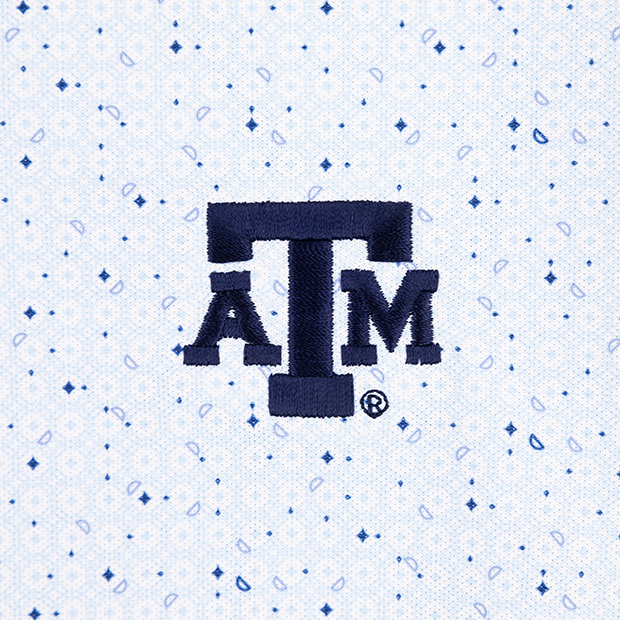 Texas A&M Peter Millar Casa Nova Performance Mesh Polo