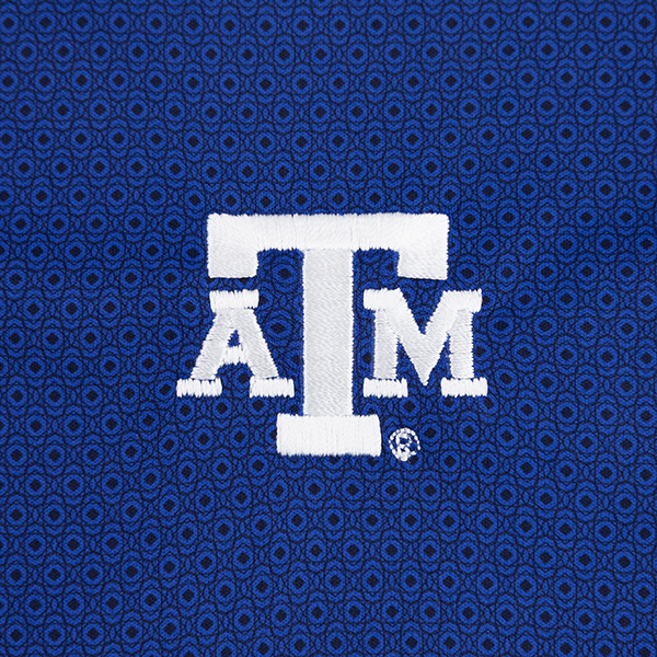 Texas A&M Peter Millar Featherweight Geo Links Polo