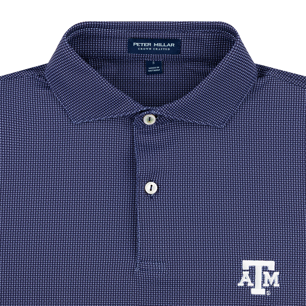 Texas A&M Peter Millar Grovewood Performance Jersey Polo