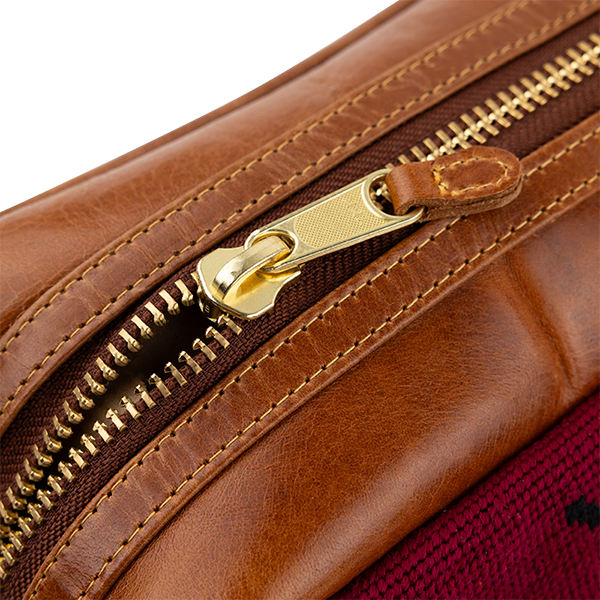 Texas A&M Smathers & Branson Crossed Clubs Toiletry Bag