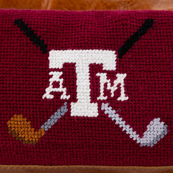 Texas A&M Smathers & Branson Crossed Clubs Toiletry Bag