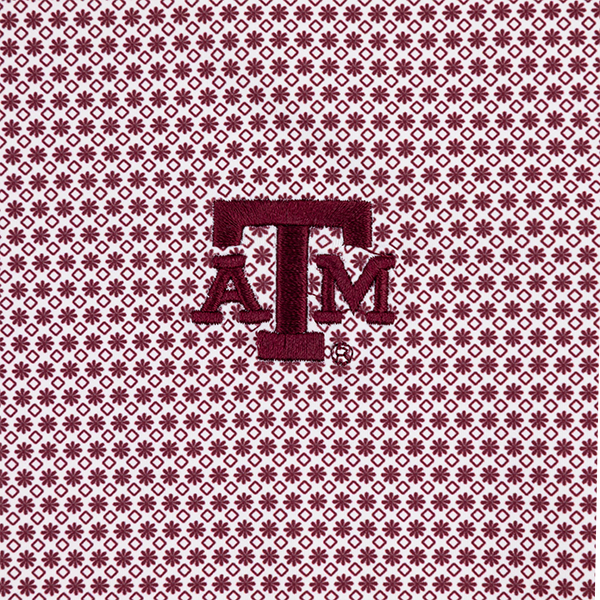 Texas A&M Collegiate Outfitter Asterisk Pattern Polo