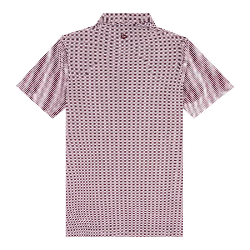 Texas A&M Collegiate Outfitter Asterisk Pattern Polo