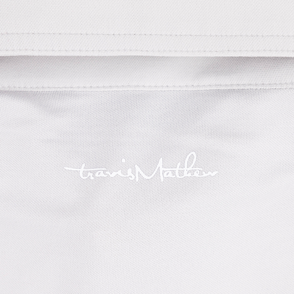 Texas A&M Travis Mathew Gray Performance Feather Weight Polo