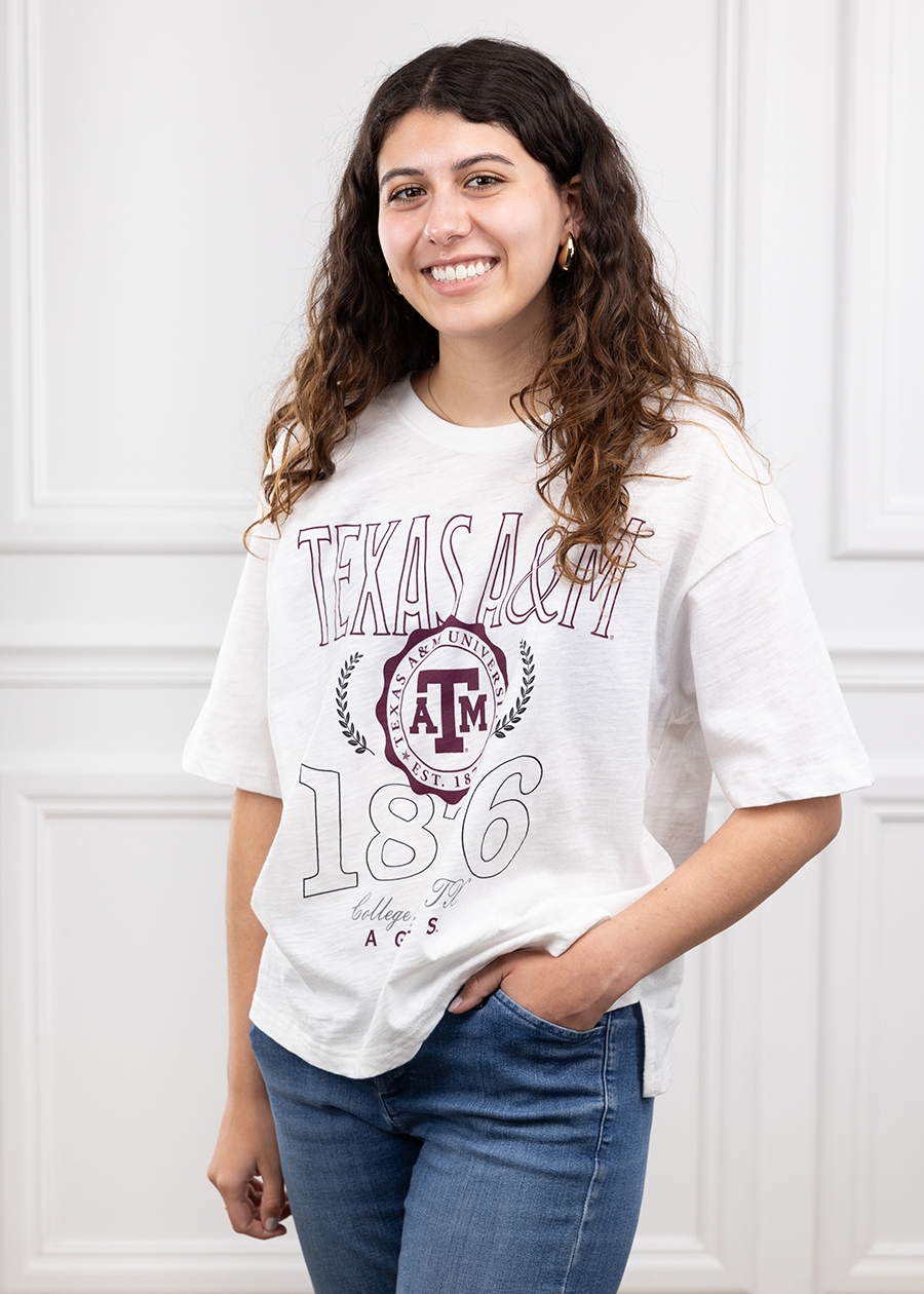 Texas A&M Aggies Clayton Seal Motley Crew Tee