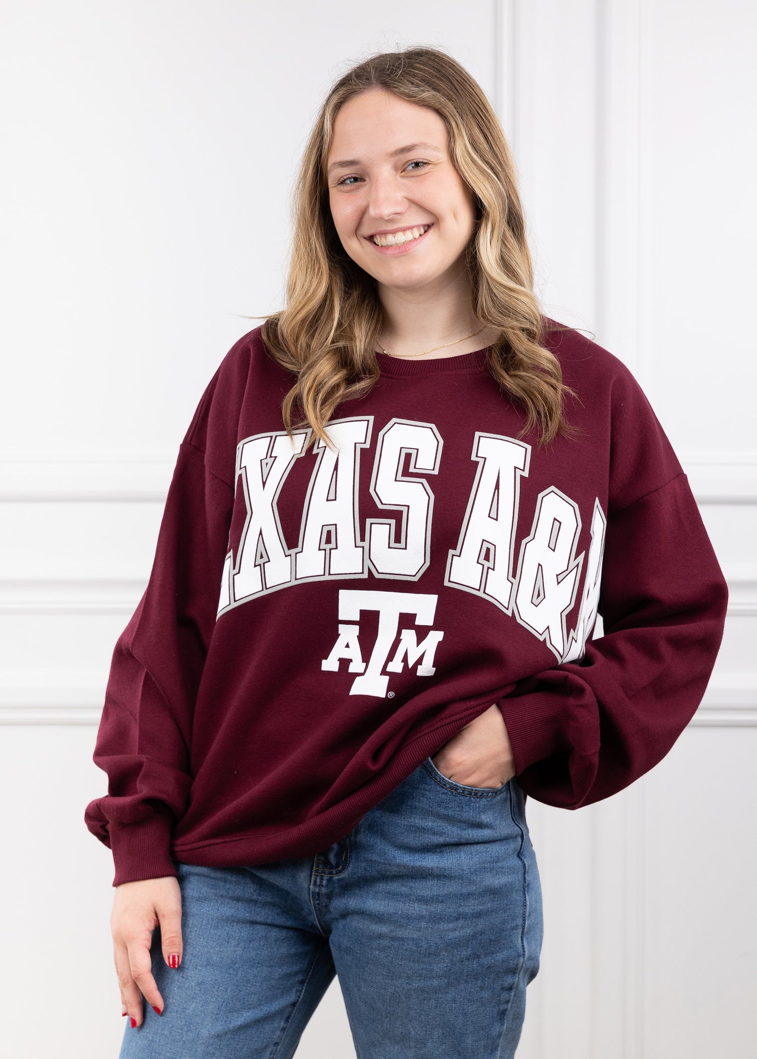 Texas A&M Arch Logo Sweeper Janise Sweatshirt